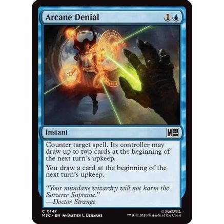Arcane Denial (Surge Foil) (MSC-147) - Commander: Marvel Super Heroes Foil