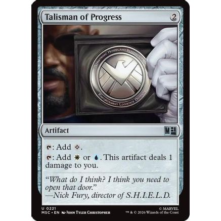 Talisman of Progress (Surge Foil) (MSC-221) - Commander: Marvel Super Heroes Foil