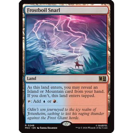 Frostboil Snarl (Surge Foil) (MSC-246) - Commander: Marvel Super Heroes Foil