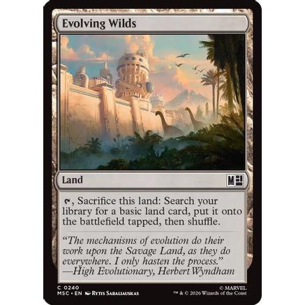 Evolving Wilds (MSC-240) - Commander: Marvel Super Heroes