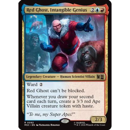 Red Ghost, Intangible Genius (MSC-092) - Commander: Marvel Super Heroes