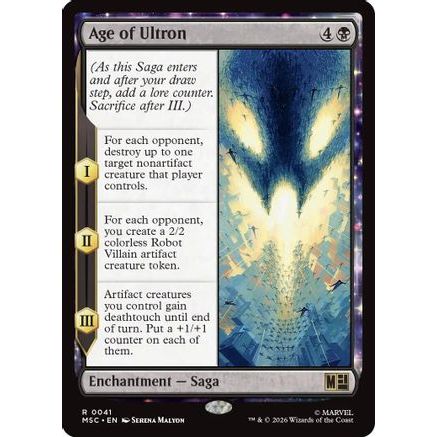 Age of Ultron (Surge Foil) (MSC-041) - Commander: Marvel Super Heroes Foil