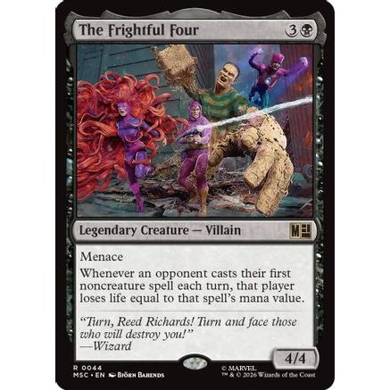 The Frightful Four (Surge Foil) (MSC-044) - Commander: Marvel Super Heroes Foil