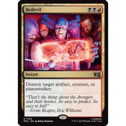 Bedevil (Surge Foil) (MSC-182) - Commander: Marvel Super Heroes Foil