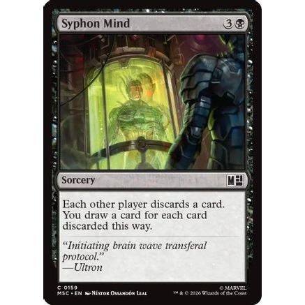 Syphon Mind (Surge Foil) (MSC-159) - Commander: Marvel Super Heroes Foil