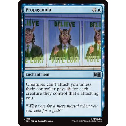 Propaganda (Surge Foil) (MSC-151) - Commander: Marvel Super Heroes Foil