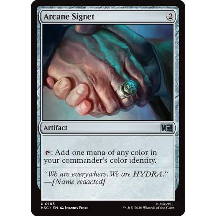 Arcane Signet (0193) (Surge Foil) (MSC-193) - Commander: Marvel Super Heroes Foil
