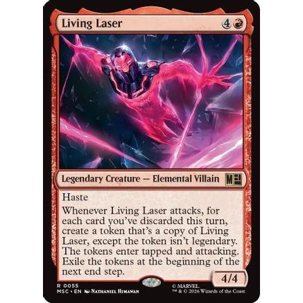 Living Laser (Surge Foil) (MSC-055) - Commander: Marvel Super Heroes Foil