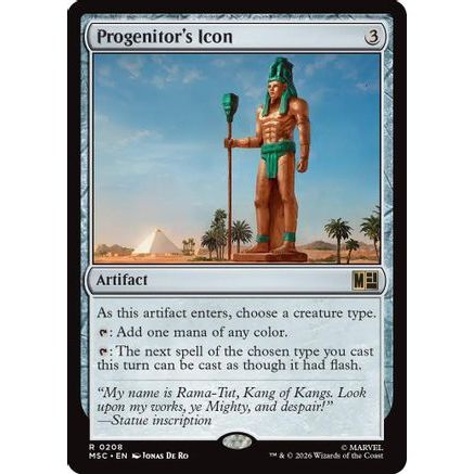 Progenitor's Icon (Surge Foil) (MSC-208) - Commander: Marvel Super Heroes Foil