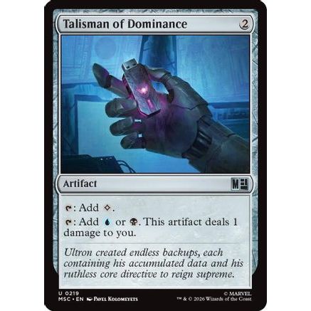 Talisman of Dominance (MSC-219) - Commander: Marvel Super Heroes