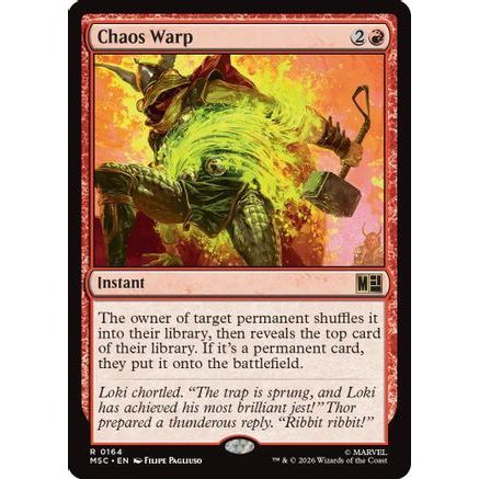 Chaos Warp (Surge Foil) (MSC-164) - Commander: Marvel Super Heroes Foil