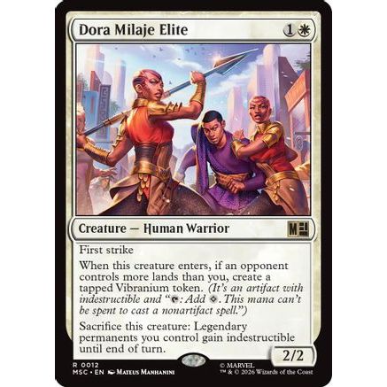 Dora Milaje Elite (MSC-012) - Commander: Marvel Super Heroes