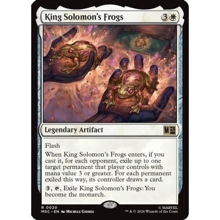 King Solomon's Frogs (MSC-020) - Commander: Marvel Super Heroes