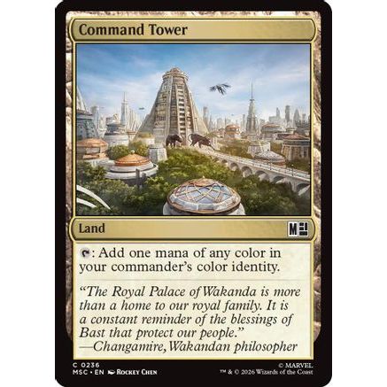 Command Tower (MSC-236) - Commander: Marvel Super Heroes