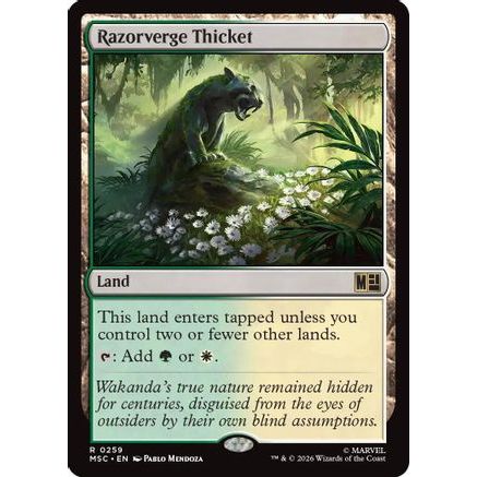 Razorverge Thicket (MSC-259) - Commander: Marvel Super Heroes