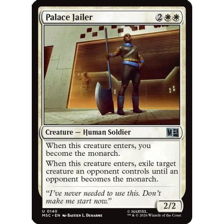 Palace Jailer (Surge Foil) (MSC-140) - Commander: Marvel Super Heroes Foil