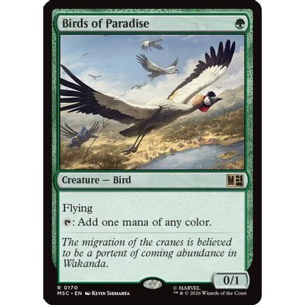 Birds of Paradise (Surge Foil) (MSC-170) - Commander: Marvel Super Heroes Foil