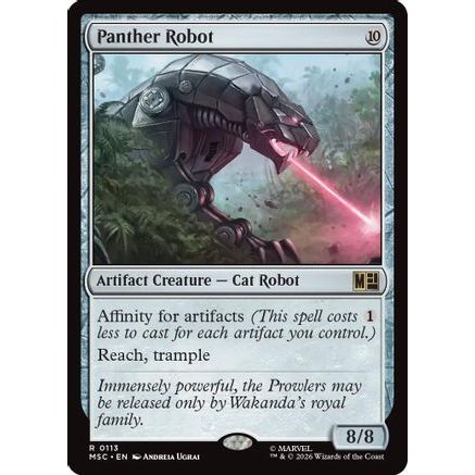 Panther Robot (Surge Foil) (MSC-113) - Commander: Marvel Super Heroes Foil