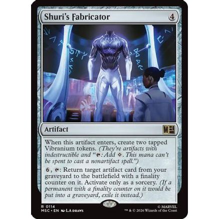 Shuri's Fabricator (Surge Foil) (MSC-114) - Commander: Marvel Super Heroes Foil