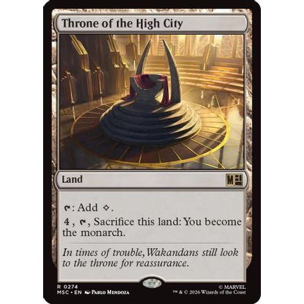 Throne of the High City (Surge Foil) (MSC-274) - Commander: Marvel Super Heroes Foil