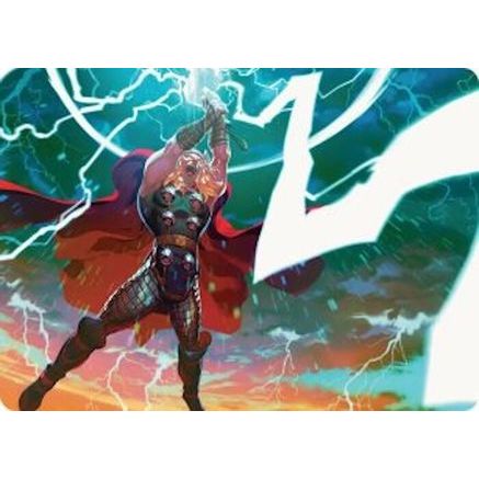 Lightning Strike Art Card (AAMSH-011) - Art Series: Marvel Super Heroes