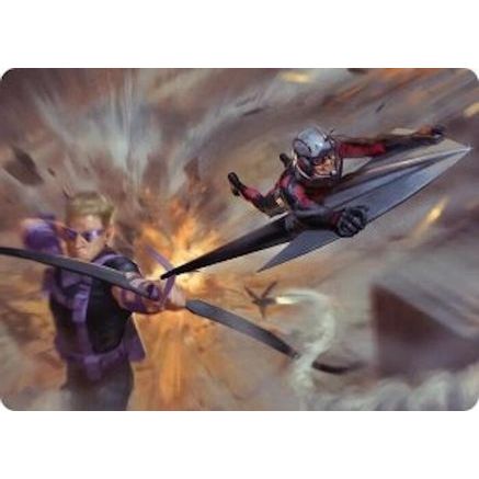 Team Tactics Art Card (AAMSH-012) - Art Series: Marvel Super Heroes