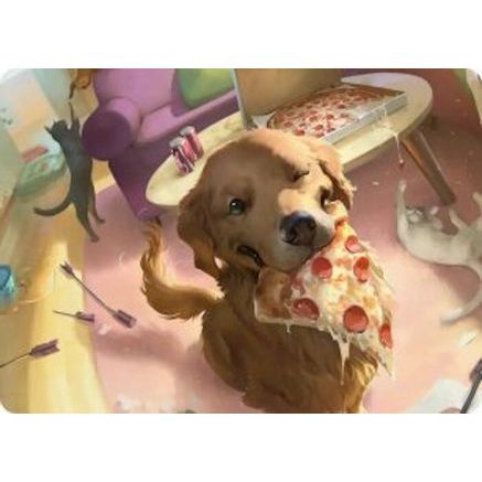 Lucky the Pizza Dog Art Card (AAMSH-044) - Art Series: Marvel Super Heroes