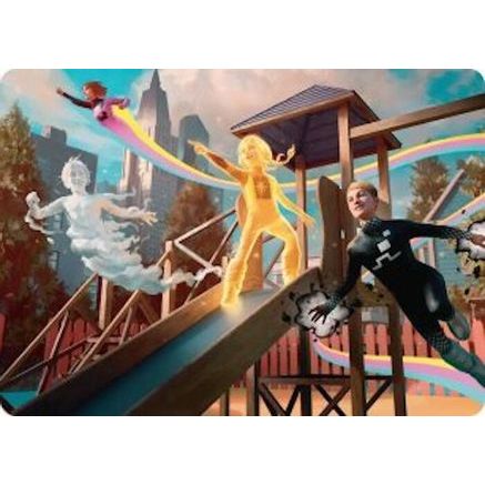 Power Pack Art Card (AAMSH-037) - Art Series: Marvel Super Heroes