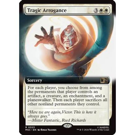 Tragic Arrogance (Extended Art) (MSC-323) - Commander: Marvel Super Heroes Foil