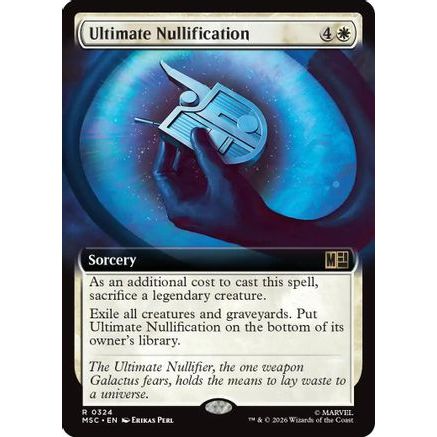Ultimate Nullification (Extended Art) (MSC-324) - Commander: Marvel Super Heroes Foil