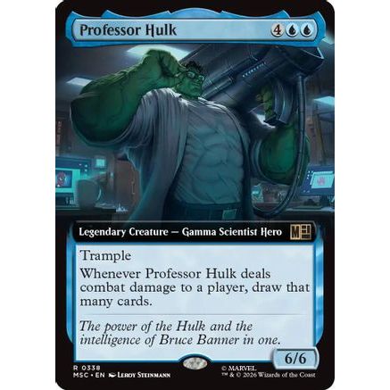 Professor Hulk (Extended Art) (MSC-338) - Commander: Marvel Super Heroes Foil