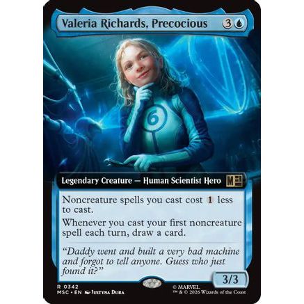 Valeria Richards, Precocious (Extended Art) (MSC-342) - Commander: Marvel Super Heroes