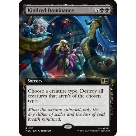 Kindred Dominance (Extended Art) (MSC-351) - Commander: Marvel Super Heroes