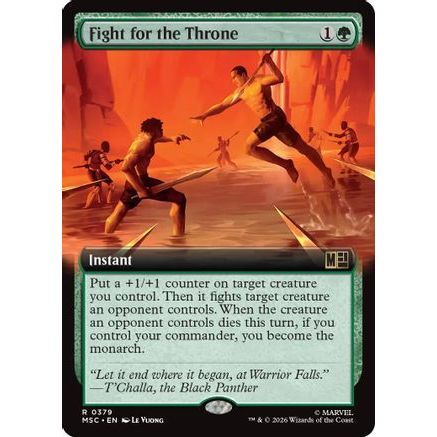 Fight for the Throne (Extended Art) (MSC-379) - Commander: Marvel Super Heroes