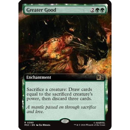 Greater Good (Extended Art) (MSC-380) - Commander: Marvel Super Heroes