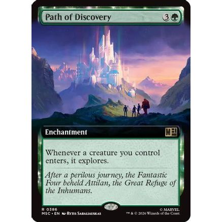 Path of Discovery (Extended Art) (MSC-386) - Commander: Marvel Super Heroes Foil
