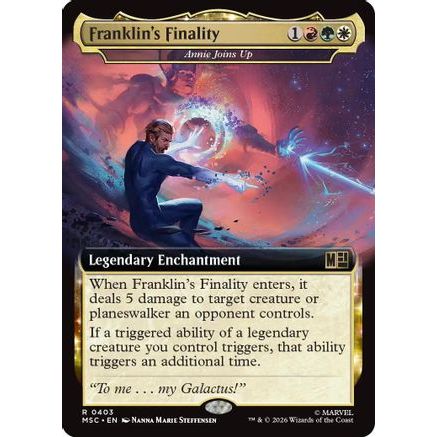 Franklin's Finality - Annie Joins Up (Extended Art) (MSC-403) - Commander: Marvel Super Heroes