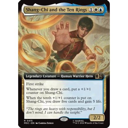 Shang-Chi and the Ten Rings (Extended Art) (MSC-415) - Commander: Marvel Super Heroes