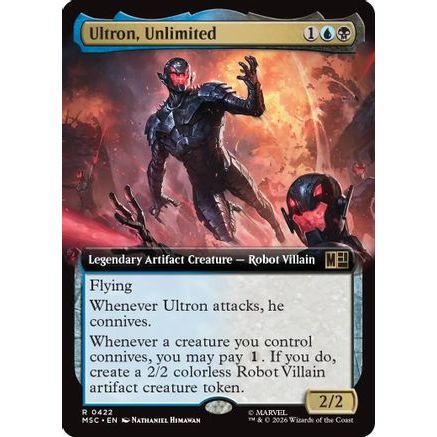 Ultron, Unlimited (Extended Art) (MSC-422) - Commander: Marvel Super Heroes Foil
