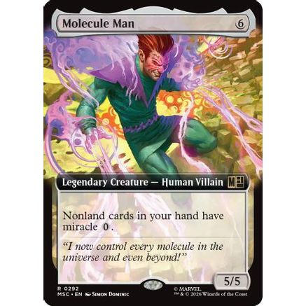 Molecule Man (Extended Art) (MSC-292) - Commander: Marvel Super Heroes Foil