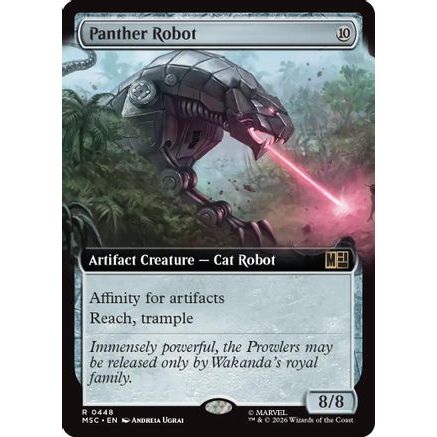 Panther Robot (Extended Art) (MSC-448) - Commander: Marvel Super Heroes