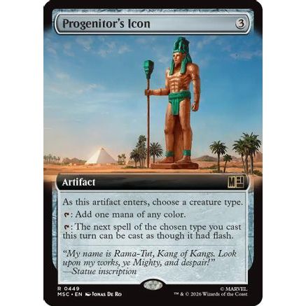 Progenitor's Icon (Extended Art) (MSC-449) - Commander: Marvel Super Heroes Foil