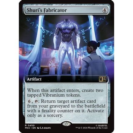 Shuri's Fabricator (Extended Art) (MSC-450) - Commander: Marvel Super Heroes Foil