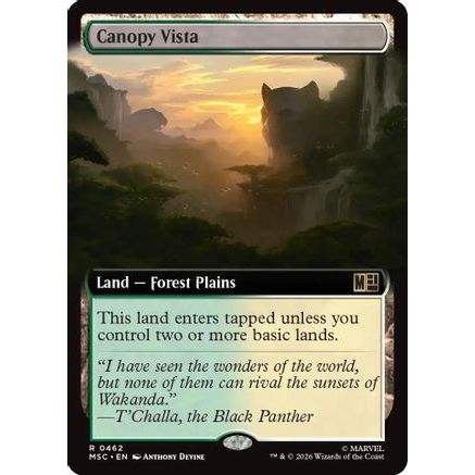 Canopy Vista (Extended Art) (MSC-462) - Commander: Marvel Super Heroes