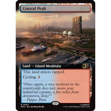 Coastal Peak (Extended Art) (MSC-467) - Commander: Marvel Super Heroes