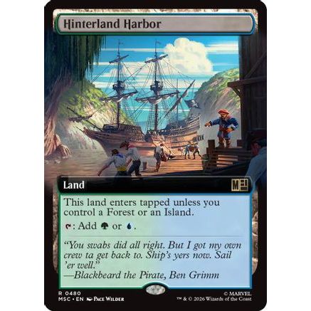 Hinterland Harbor (Extended Art) (MSC-480) - Commander: Marvel Super Heroes Foil