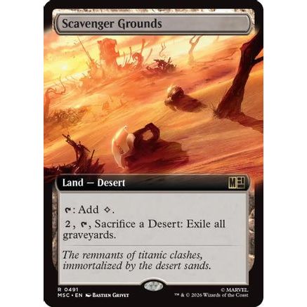 Scavenger Grounds (Extended Art) (MSC-491) - Commander: Marvel Super Heroes