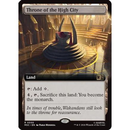 Throne of the High City (Extended Art) (MSC-500) - Commander: Marvel Super Heroes