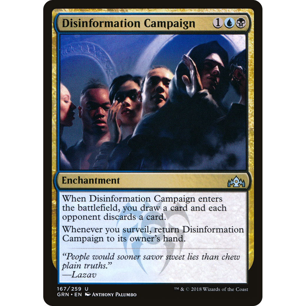 Disinformation Campaign (GRN-167) - Guilds of Ravnica Foil