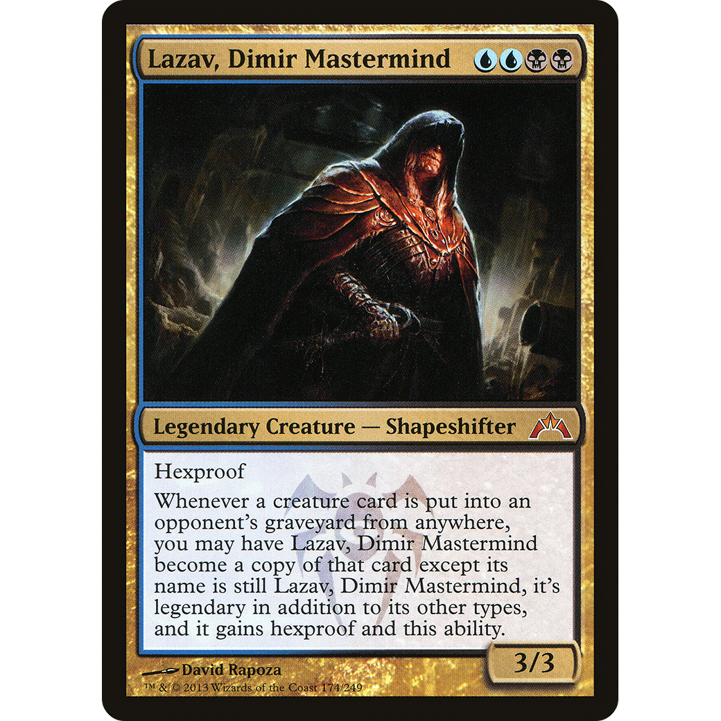 Lazav, Dimir Mastermind (GTC-174) - Gatecrash Foil